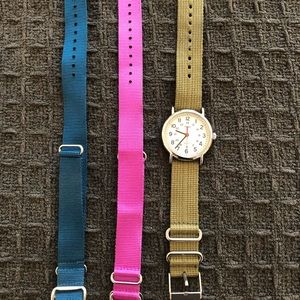 Timex for J.Crew Army Field Watch & Bands
